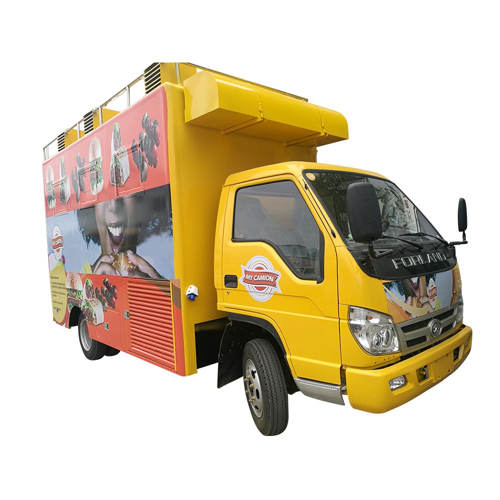 Foodtruck met 6 wielen