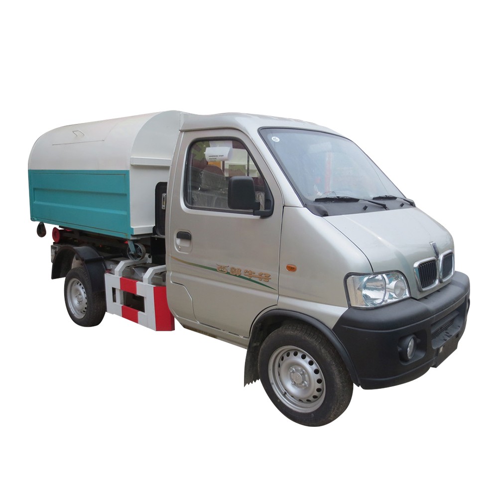Mini-vuilniswagen met 6 wielen